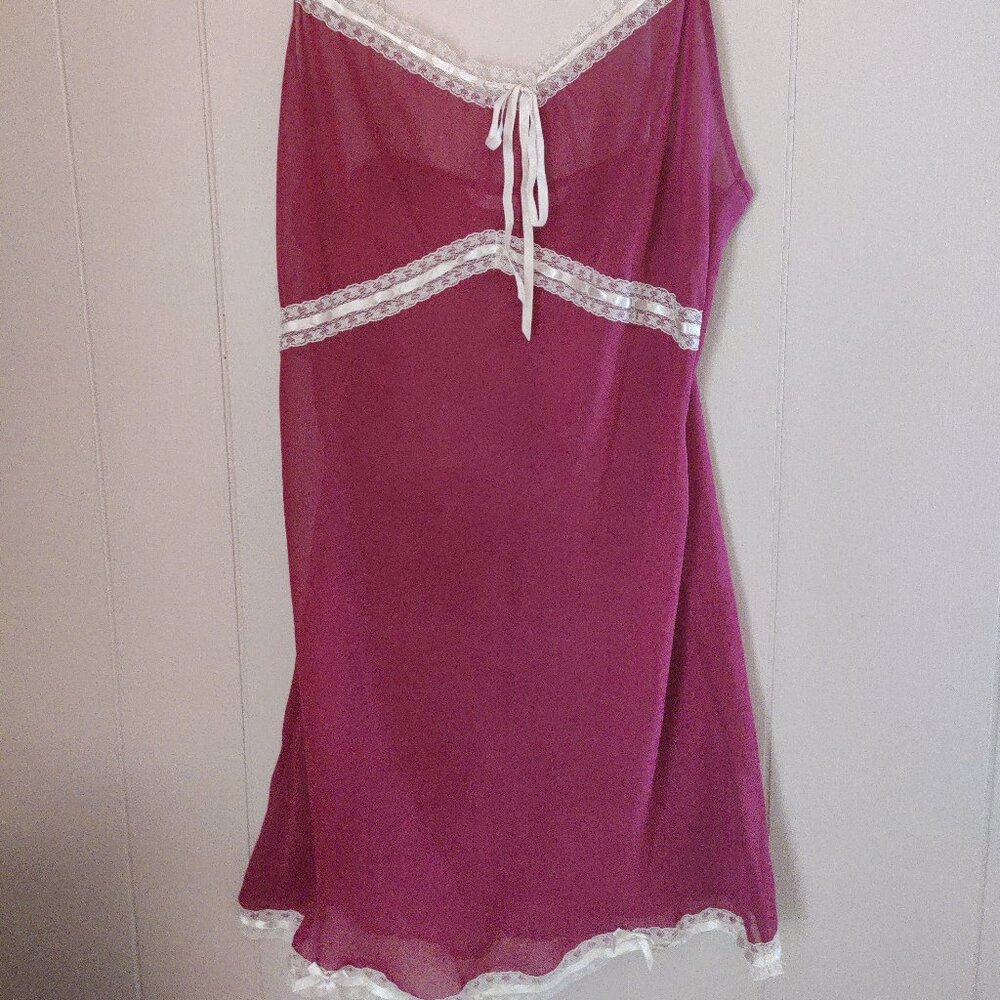 Vintage Y2K Victoria's Secret Slip Dress with Bows
